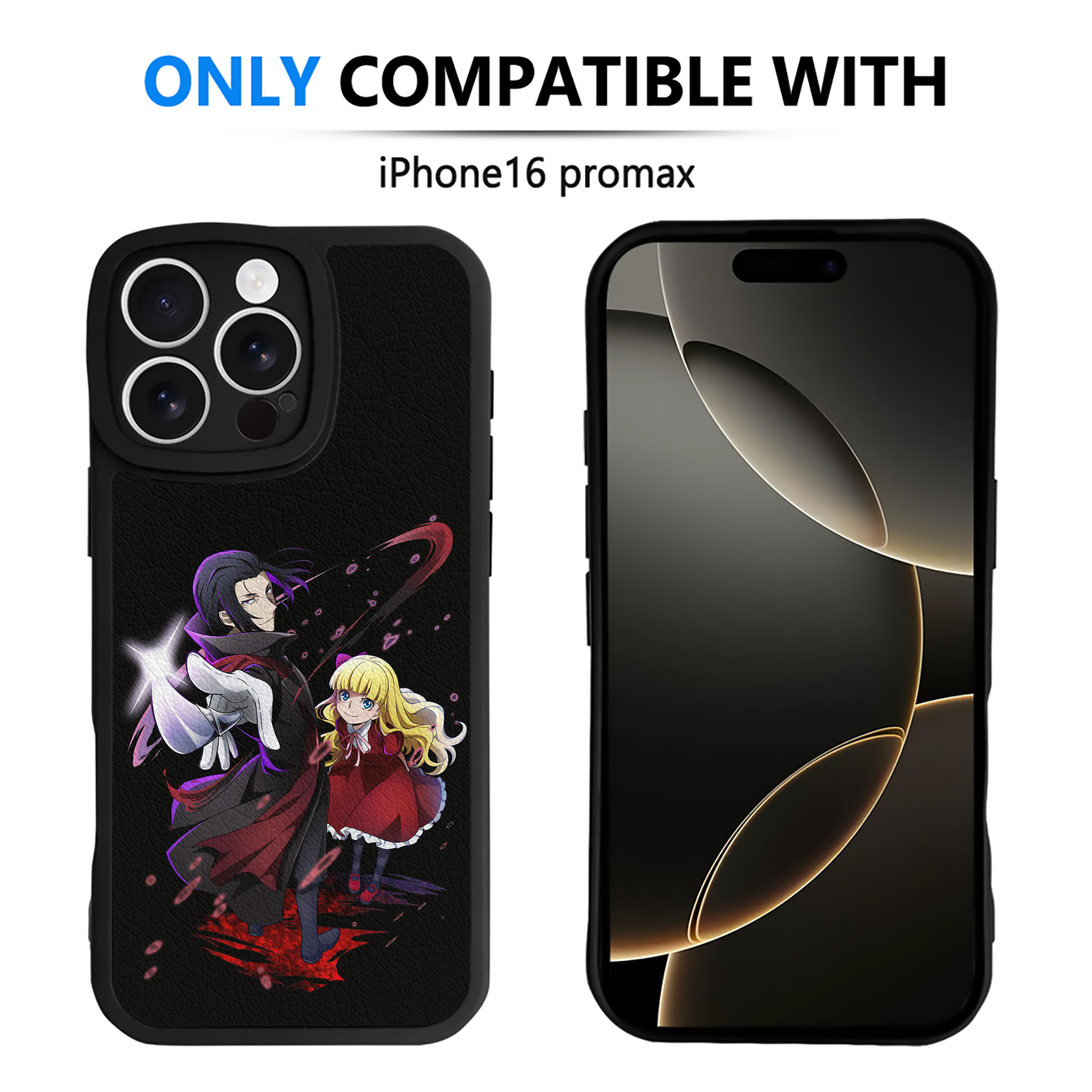 （画像用） 文豪ストレイドッグス Bungo Stray Dogs 【iPhone 16シリーズ対応】シリコンスマホケース（レザー調） 材質：シリコン